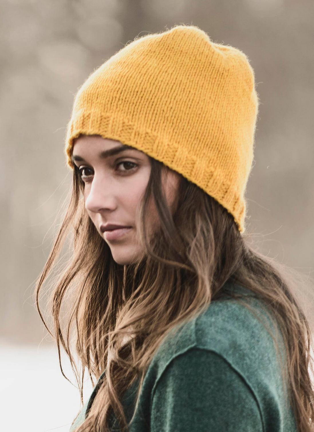 One Skein Knit Pattern 1 Day Project Quick Knit Worsted Woolstok Blue Sky Quality Yarn Hat Pattern Quick Fast Easy Knit Pattern Soft Wool Yarn Knitting Kit