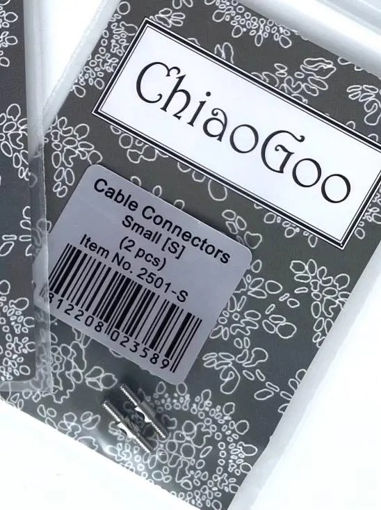 Chiaogoo Adapter Knitting Cable Connector Size Small Large Joiner End Cap Cable End Stopper Interchangeable Adapter Pack Tool Accessory Set