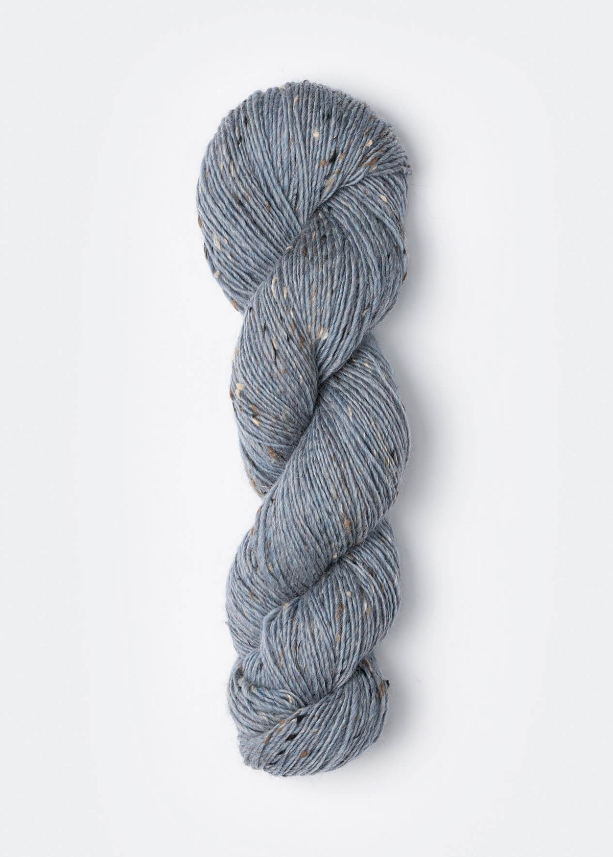 Blue Sky Fibers Woolstok Tweed Light Donegal Yarn Fingering Weight Neutral Flecks Ideal for Colorwork Cables Ribbing and Textured Knitting and Crochet Projects