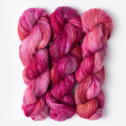 Suri Alpaca Yarn Brushed Suri Alpaca Hand Dyed Alternative Mohair Substitute Blue Sky Prairie Lace Bulky Gift Idea Knit Crochet Yarn 50g