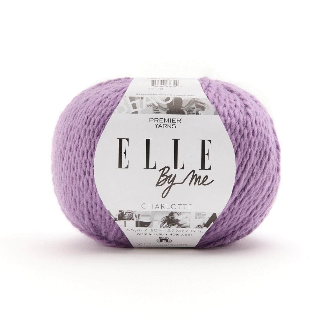 Bulky Yarn Wool Blend Acrylic Perfect for Crochet Blankets Baby Clothes Knitted Hats ELLE by Me Charlotte Premier Beginner Friendly 125g Multicolor 150g Solid