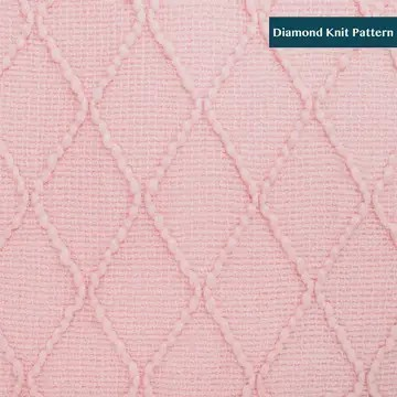 Knit Throw Blanket Soft Lightweight Warm Cozy All Season Sofa Bed Couch Fade Resistant Accent Diamond Pattern Fringe Gift Textured