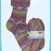 Sock Yarn Opal Wool and Nylon Yarn Sock Fingering Weight for Knitters and Crocheters Multicolor Wool Ideal for Family Holiday Gifts Soft Wool Memory Funny Fruits Crazy Waters Collections