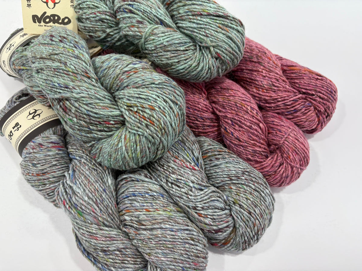 Noro Madara Wool Silk Alpaca Worsted Bulky Weight Luxury Soft Yarn Knitting Crochet Sweaters Cardigans Shawls Shrugs Scarfs Hats with Stunning Color Depth