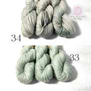 Wool Blend Yarn DK Worsted Weight Wool Bamboo Camel Yarn for Knitting and Crochet Soft Yarn in White Pink Blue Beige Lilac Green Brown and Cream for Sweaters Cardigan Shrugs Sleepovers