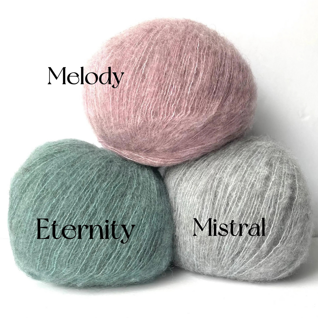 Baby Alpaca Silk Merino Wool Yak Blend Best Alternative for Mohair by Holst Garn Lucia Luxurious Lace Yarn Trendy Colors Replacement Mohair Comfort Colors Not Shed