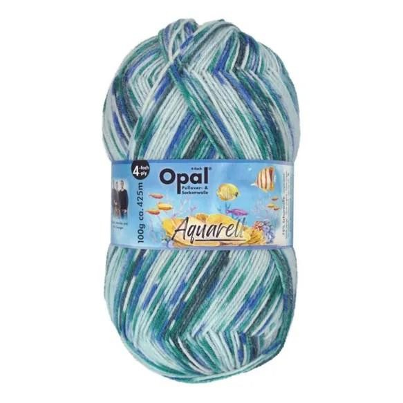 Sock Yarn Opal Wool and Nylon Yarn Sock Fingering Weight for Knitters and Crocheters Multicolor Wool Ideal for Family Holiday Gifts Soft Wool Memory Funny Fruits Crazy Waters Collections