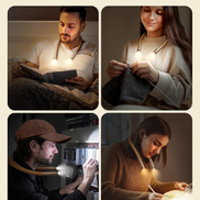Neck Light Knitting Crochet 3 color adjustable brightness rechargeable LED Lamp