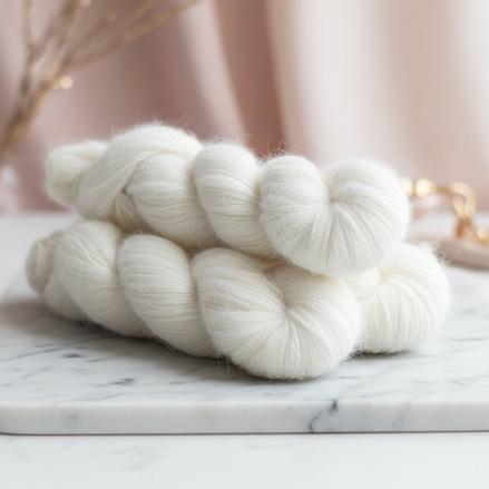Baby Suri and Silk Hypoallergenic Best Option for Sensitive Skin Substitute for Mohair Super Soft and Fluffy Lace weight for Itself and or Combine with Wool