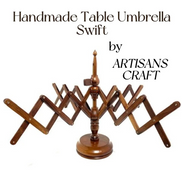 Table Umbrella Swift Artisan Craft High Quality Handmade Table Swift Yarn Winding Solid Wood Handcrafted Indian Swif Maker Knitter Crocheter