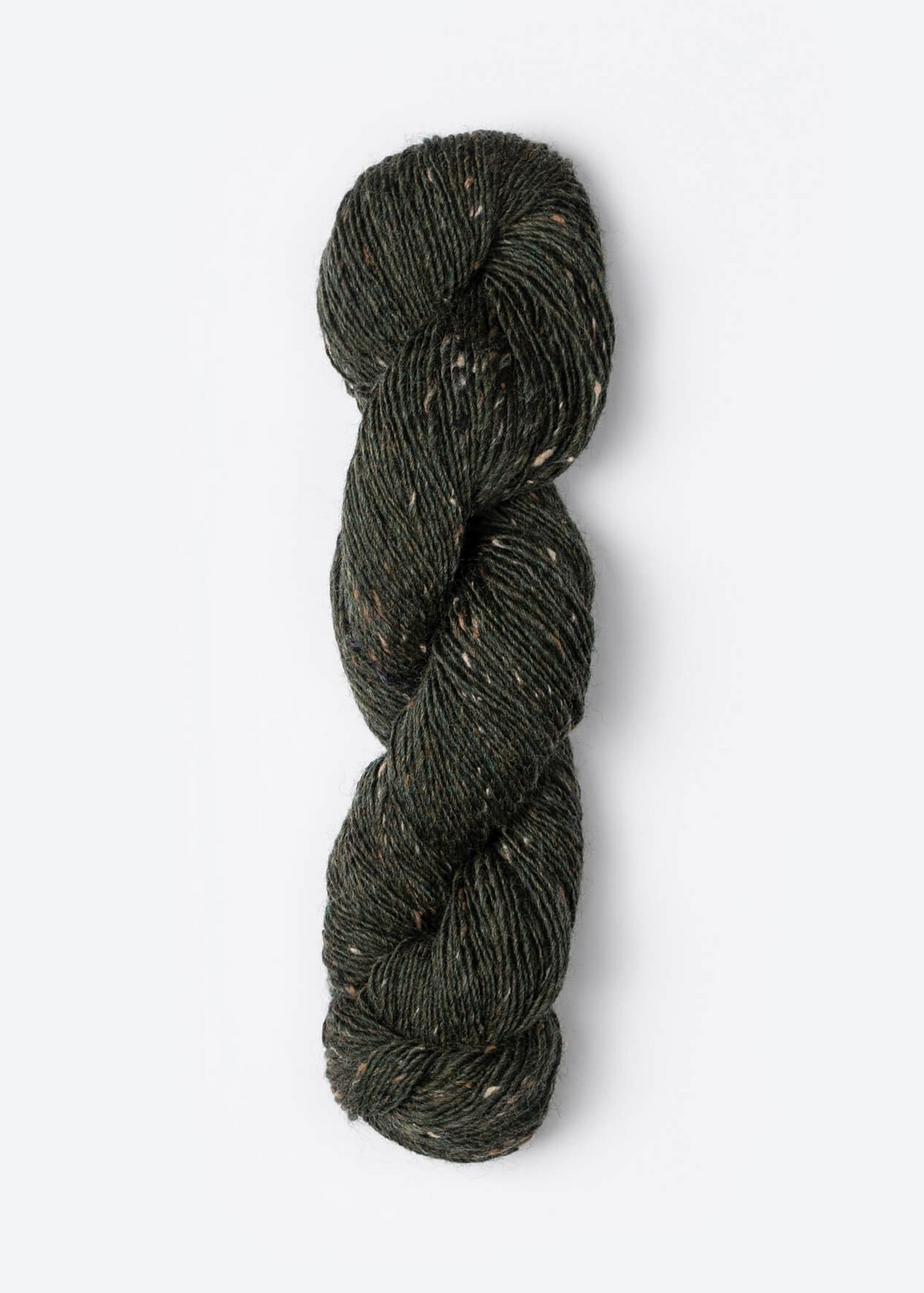 Blue Sky Fibers Woolstok Tweed Light Donegal Yarn Fingering Weight Neutral Flecks Ideal for Colorwork Cables Ribbing and Textured Knitting and Crochet Projects