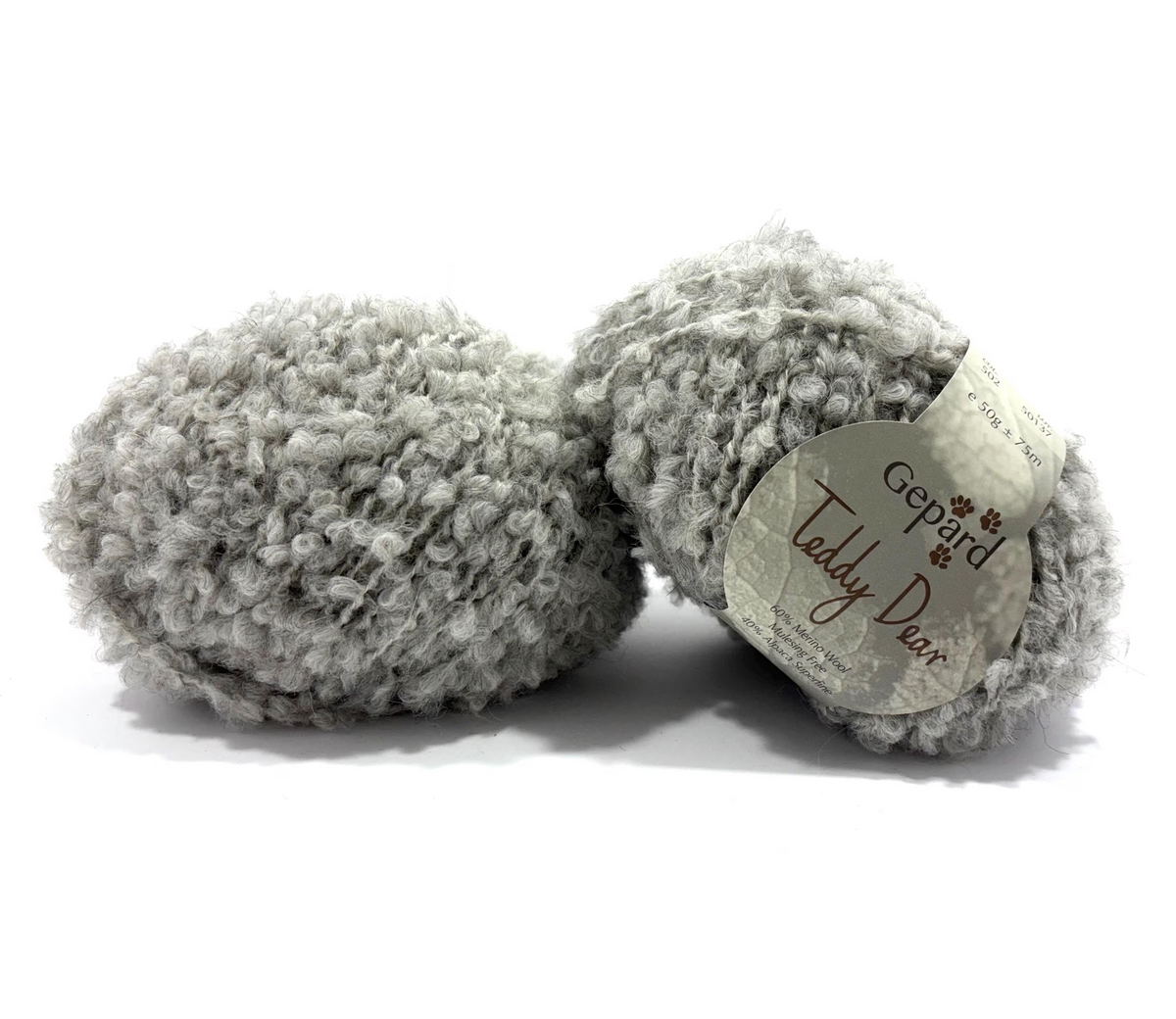 Teddy Yarn Soft Looped Gepard Boucle Yarn for Knitting Crochet Project Super Bulky Weight Gift Idea Baby Outfit Sweater Cardigan Scarf Hat