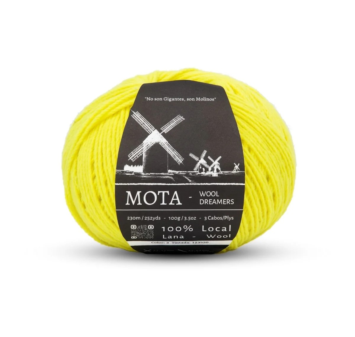 Mota Merino and Manchego Wool by Wooldreamers 100g DK Worsted Weight Mute Tones and Bright Colors Made in Spain Non Superwash Wool