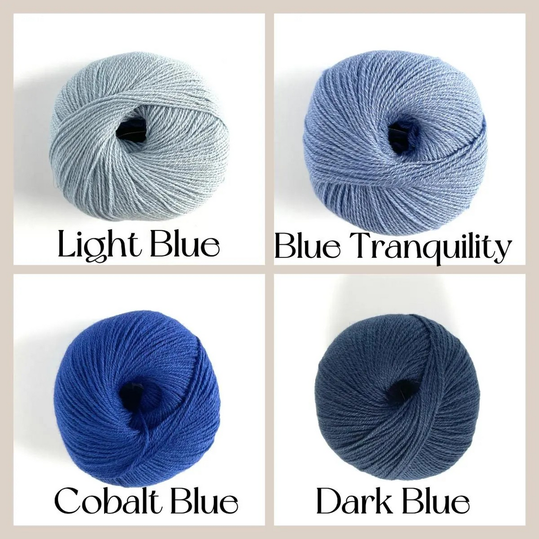 Cottonwool 3 Merino Wool & Organic Cotton by Gepard Super Soft Fingering Weight for Knitting Crochet Tops Cardigan and Baby Garments
