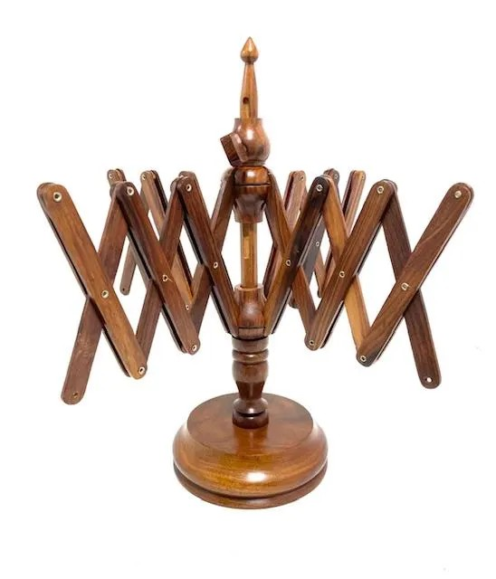 Table Umbrella Swift Artisan Craft High Quality Handmade Table Swift Yarn Winding Solid Wood Handcrafted Indian Swif Maker Knitter Crocheter