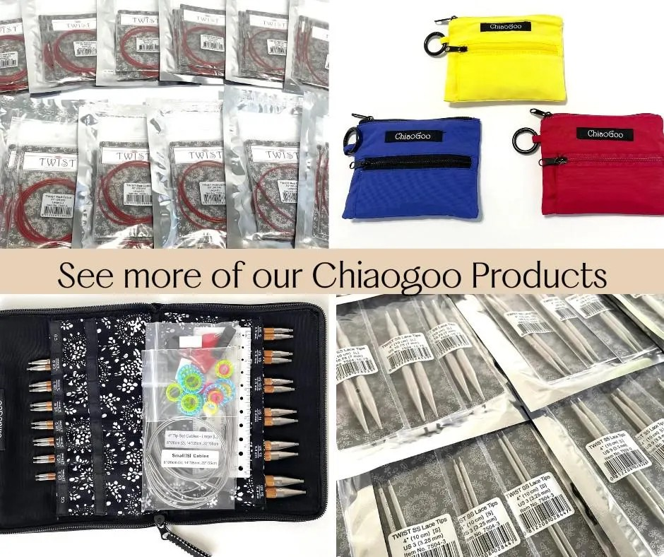 Chiaogoo Adapter Knitting Cable Connector Size Small Large Joiner End Cap Cable End Stopper Interchangeable Adapter Pack Tool Accessory Set