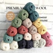 Camarose Tyn Lamauld Soft Wool Fingering Yarn Gift Idea For Knitter and Crochet Lama Wool Sweater Women Knit Cardigan Jacket Men Hat Crochet