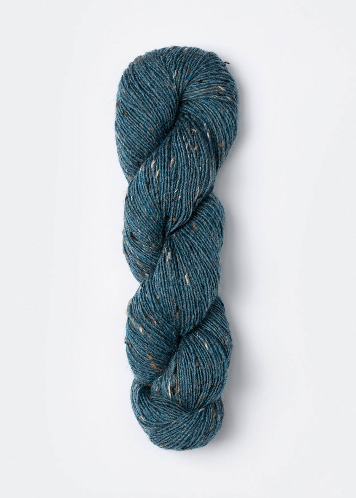 Blue Sky Fibers Woolstok Tweed Light Donegal Yarn Fingering Weight Neutral Flecks Ideal for Colorwork Cables Ribbing and Textured Knitting and Crochet Projects