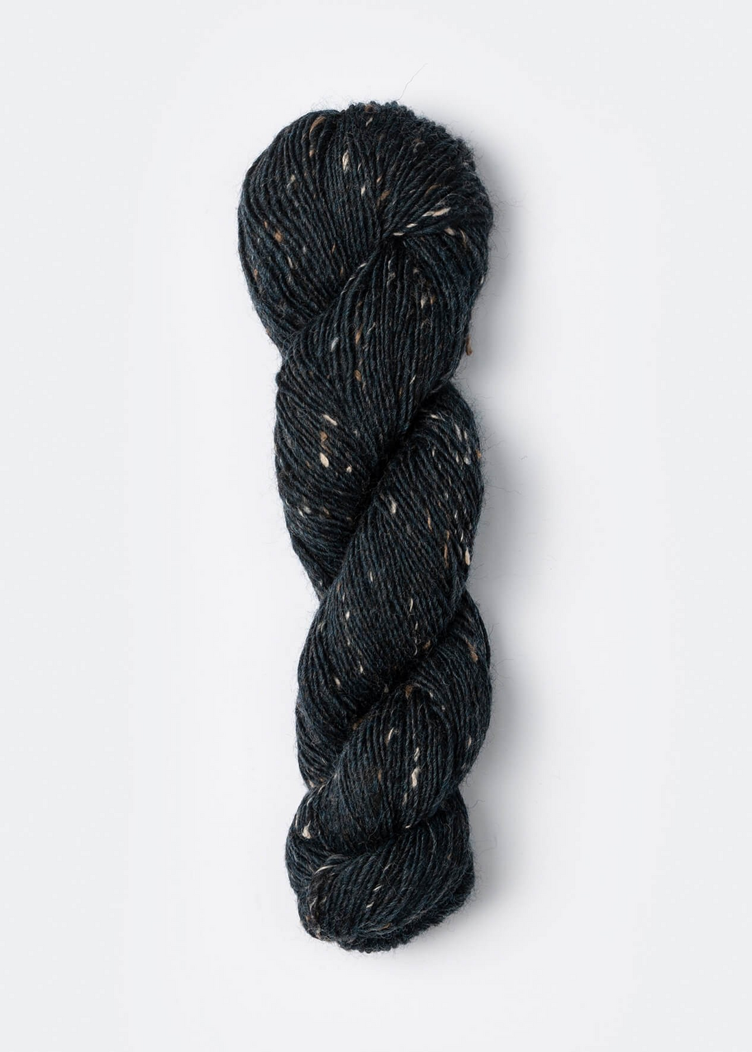 Blue Sky Fibers Woolstok Tweed Light Donegal Yarn Fingering Weight Neutral Flecks Ideal for Colorwork Cables Ribbing and Textured Knitting and Crochet Projects