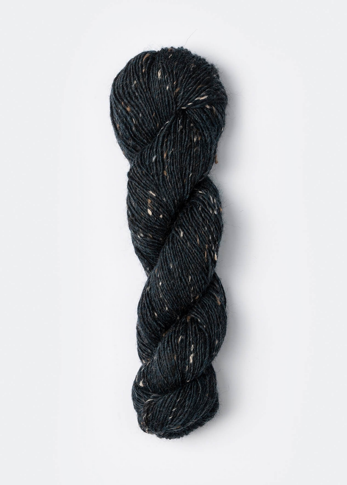 Blue Sky Fibers Woolstok Tweed Light Donegal Yarn Fingering Weight Neutral Flecks Ideal for Colorwork Cables Ribbing and Textured Knitting and Crochet Projects