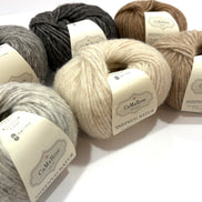 CaMaRose Snefnug Naturals Yarn Soft Timeless Neutral Yarn Scandinavian Style Yarn Earthy Colors for Knitting and Crochet Garments Handmade Gifts