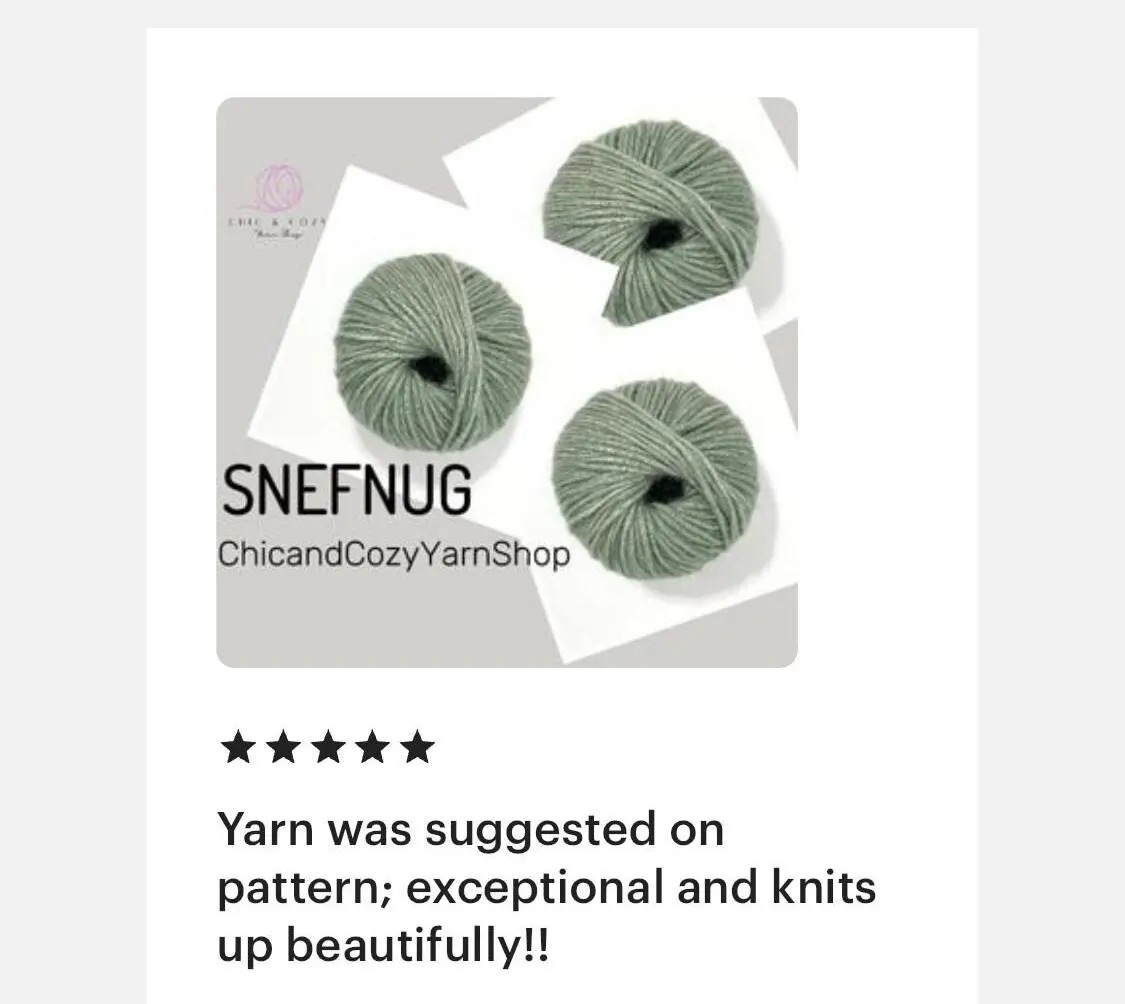 Snefnug By CaMaRose Yarn Merino Baby Alpaca Cotton Yarn Airy and Plump Yarn Bulky Weight Super Soft Yarn Perfect for Cardigans and Sweaters
