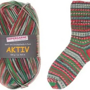 Christmas Sock Yarn Red Green Sock Yarn Super Wash Pink Handmade Sock Thoughtful Gift Ideal for Holiday Gift for Family Friends Boyfriend or Special Someone