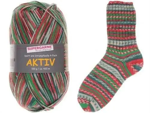 Christmas Sock Yarn Red Green Sock Yarn Super Wash Pink Handmade Sock Thoughtful Gift Ideal for Holiday Gift for Family Friends Boyfriend or Special Someone