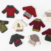 Christmas Yarn Red Green Holiday Cheer Woolstok Bundle Christmas Tree Knit Decor Ornament Garland Holiday Gift Craft Festive Handmade Present Wrapping Accents