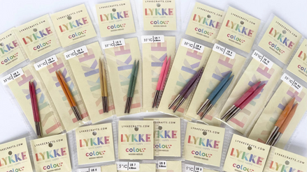 Handmade Lykke Interchangeable Needle TIPS Pairs 3.5 inches US Size 3 4 5 6 7 8 9 10 10.5 Lykke Color Needle Tips 3.5 inches Handcrafted Collection
