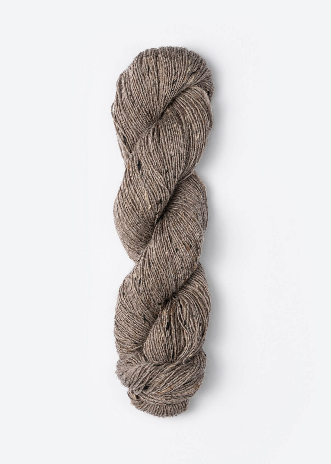 Blue Sky Fibers Woolstok Tweed Light Donegal Yarn Fingering Weight Neutral Flecks Ideal for Colorwork Cables Ribbing and Textured Knitting and Crochet Projects