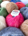 Fluff Yarn Quality Wool Knitting Crochet DK Worsted Bulky Solid Colors and Bicolor Effect Yarn Light Fun Sweater Posh Casual Cardigan Gift Knit Project Crochet Garment Zucchero Filato by Adriafil