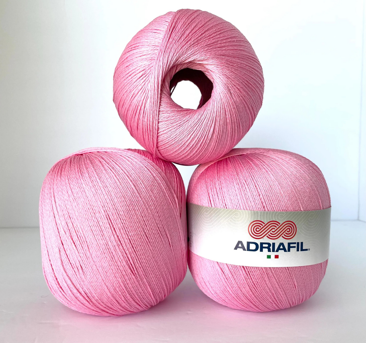 Egyptian Cotton Yarn 200g Quality Cotton One Ball Project Yarn Fast Knitting and Crocheting Summer Top Baby Clothe Tank Tee Snappy Ball by Adriafil Made in Italy