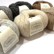 CaMaRose Snefnug Naturals Yarn Soft Timeless Neutral Yarn Scandinavian Style Yarn Earthy Colors for Knitting and Crochet Garments Handmade Gifts