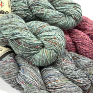 Noro Madara Wool Silk Alpaca Worsted Bulky Weight Luxury Soft Yarn Knitting Crochet Sweaters Cardigans Shawls Shrugs Scarfs Hats with Stunning Color Depth
