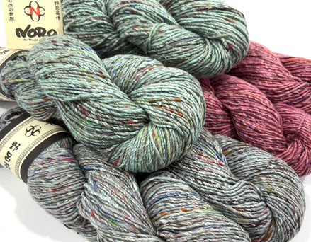 Noro Madara Wool Silk Alpaca Worsted Bulky Weight Luxury Soft Yarn Knitting Crochet Sweaters Cardigans Shawls Shrugs Scarfs Hats with Stunning Color Depth
