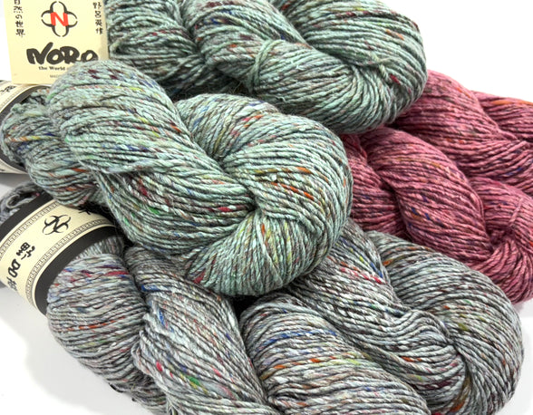Noro Madara Wool Silk Alpaca Worsted Bulky Weight Luxury Soft Yarn Knitting Crochet Sweaters Cardigans Shawls Shrugs Scarfs Hats with Stunning Color Depth