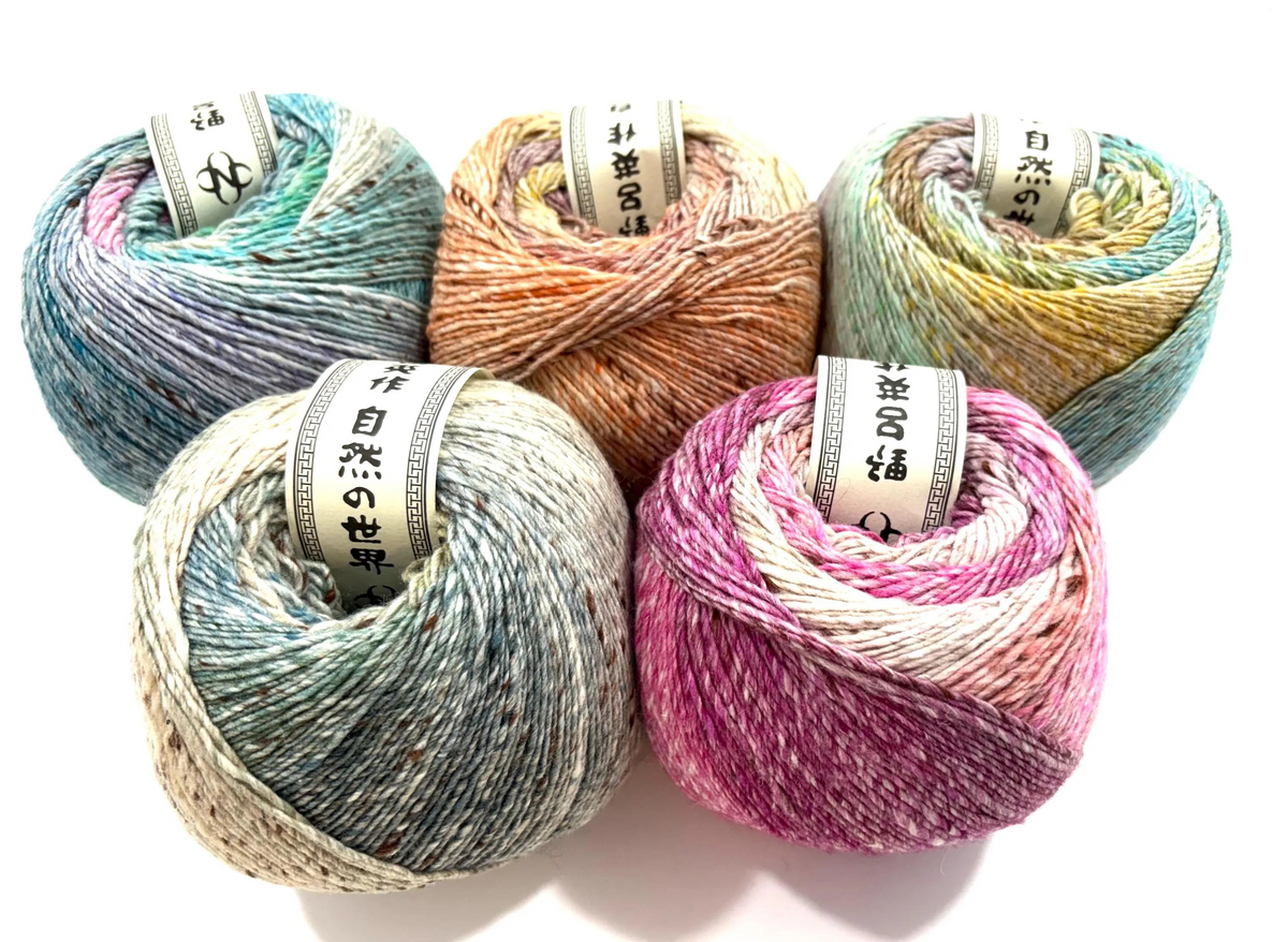 Noro Akari Yarn Wool Silk Cotton Mohair Heirloom Quality Wool 1 Skein Project Colorwork Knit Shawl Crochet Blanket Noro Akari Solo Japanese Yarn