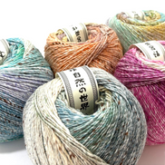 Noro Akari Yarn Wool Silk Cotton Mohair Heirloom Quality Wool 1 Skein Project Colorwork Knit Shawl Crochet Blanket Noro Akari Solo Japanese Yarn