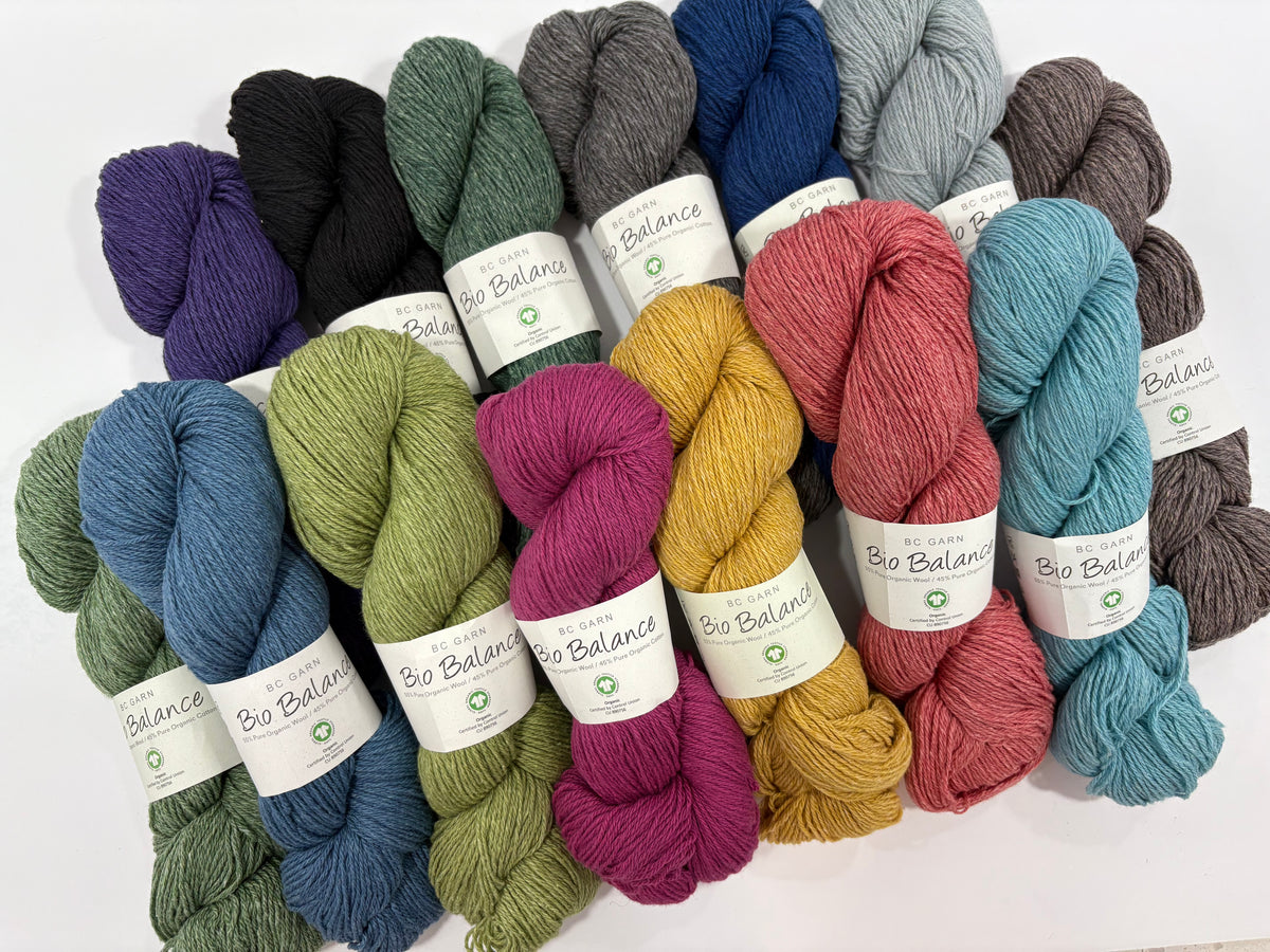 Bio Balance Cotton Wool BC Garn Sport Weight Textured Lace Cable Colorwork Organic Yarn Eco-friendly Breathable 4 Seasons Yarn Spring Summer Fall Winter