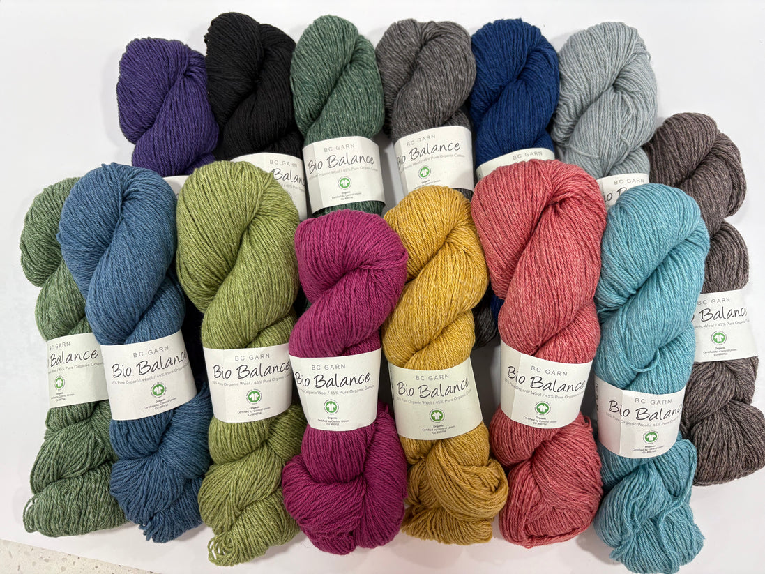 Bio Balance Cotton Wool BC Garn Sport Weight Textured Lace Cable Colorwork Organic Yarn Eco-friendly Breathable 4 Seasons Yarn Spring Summer Fall Winter