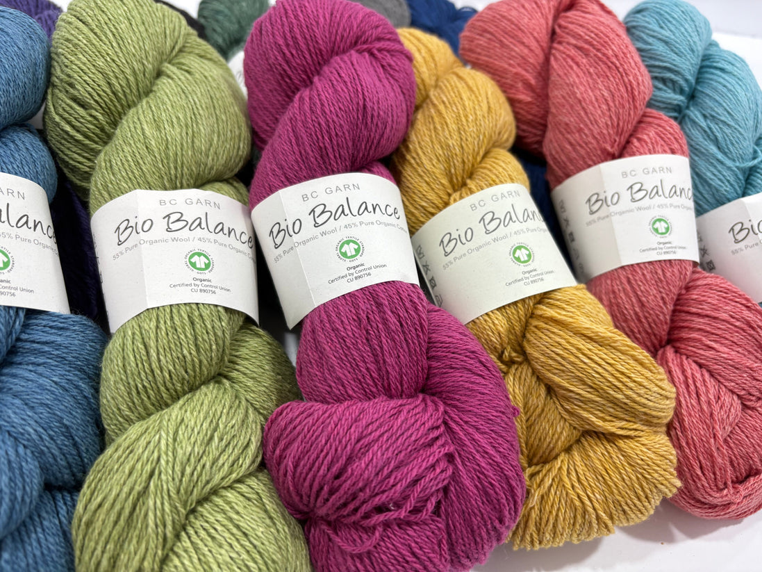 Bio Balance Cotton Wool BC Garn Sport Weight Textured Lace Cable Colorwork Organic Yarn Eco-friendly Breathable 4 Seasons Yarn Spring Summer Fall Winter