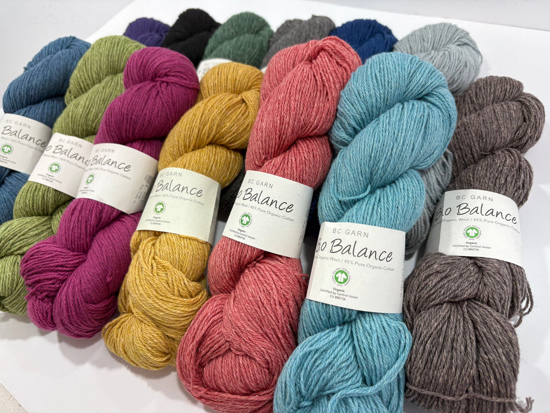 Bio Balance Cotton Wool BC Garn Sport Weight Textured Lace Cable Colorwork Organic Yarn Eco-friendly Breathable 4 Seasons Yarn Spring Summer Fall Winter