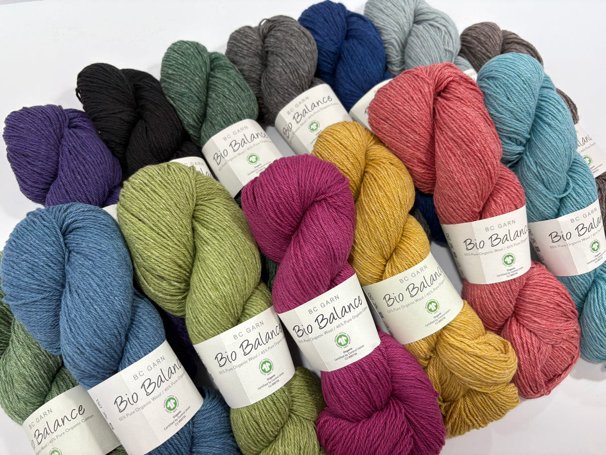 Bio Balance Cotton Wool BC Garn Sport Weight Textured Lace Cable Colorwork Organic Yarn Eco-friendly Breathable 4 Seasons Yarn Spring Summer Fall Winter