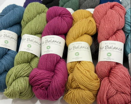 Bio Balance Cotton Wool BC Garn Sport Weight Textured Lace Cable Colorwork Organic Yarn Eco-friendly Breathable 4 Seasons Yarn Spring Summer Fall Winter