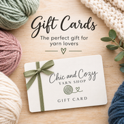 Gift Card Yarn Shop Gift Card Knitting Gift Crochet Gift for Knitter Gift for Crocheter Digital Gift Card for Yarn Lover Gift Idea for Maker