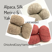 Baby Alpaca Silk Merino Wool Yak Blend Best Alternative for Mohair by Holst Garn Lucia Luxurious Lace Yarn Trendy Colors Replacement Mohair Comfort Colors Not Shed