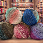 Noro Mebuki Silk Wool Viscose Yarn Knit Crochet All Seasons Breathable Japanese Inspiration Quality Natural Fiber Garter Design Slow Fashion