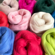 Merino Wool Roving for Spinning Fiber Combed Merino Top 23 Micron Solid Colors for Felting Weaving Needle Wet Felting Fiber 3D Art Jumbo Knitting and Crochet