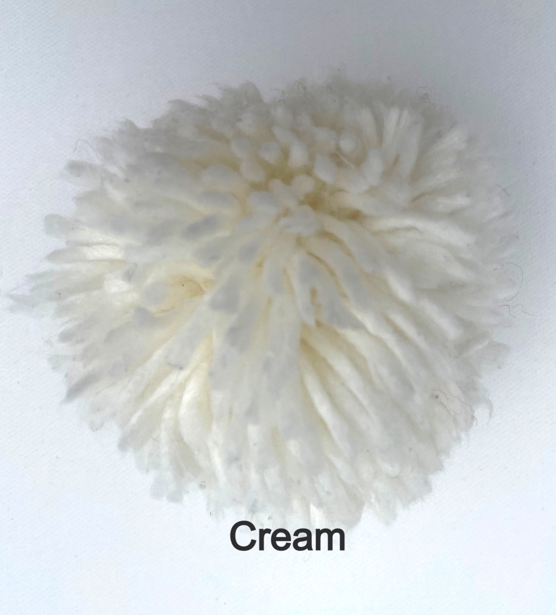 Faux Fur Pom Poms with Elastic Band Pompom for Hats Accessory for Scarves Purses Shoes Keychains 3.5 inches